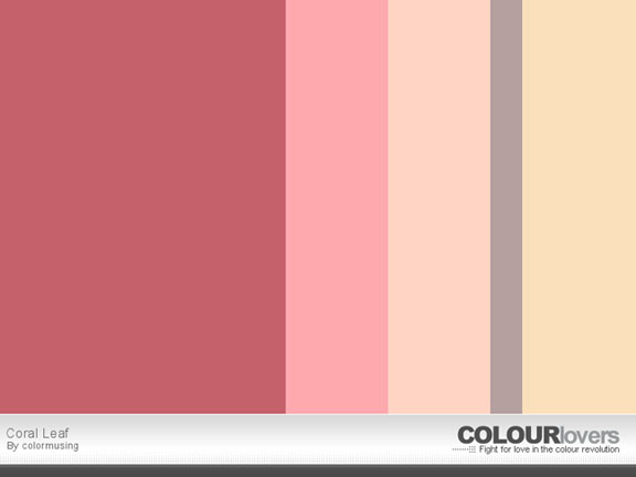 Coral Leaf palette