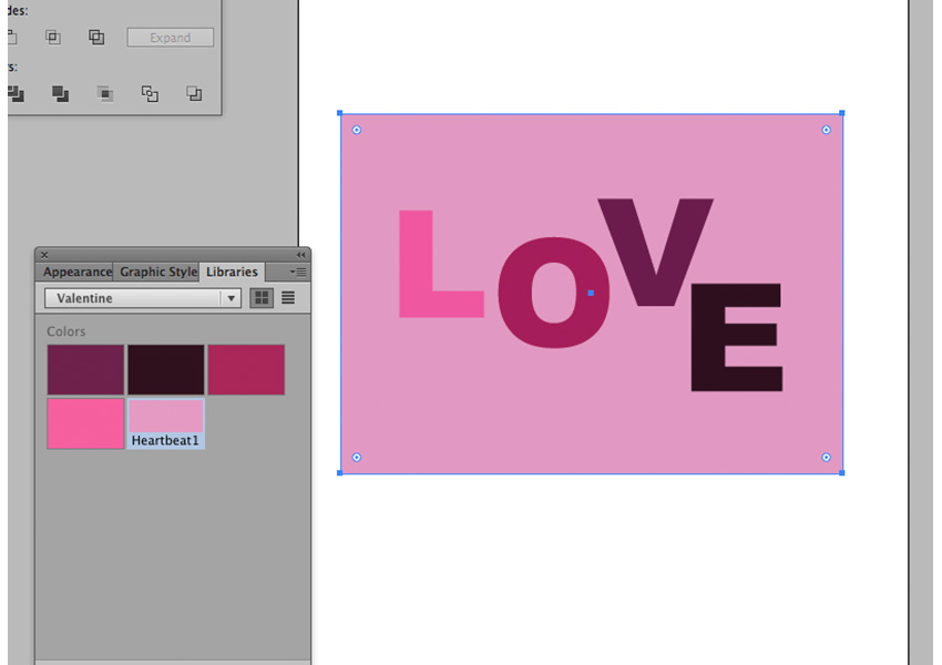 Position your background.