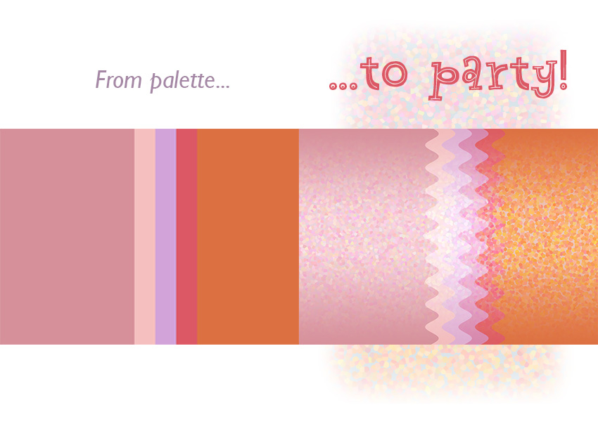 From palette to party!